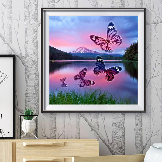 Butterfly - Full Square Drill Diamond Painting 40*40CM