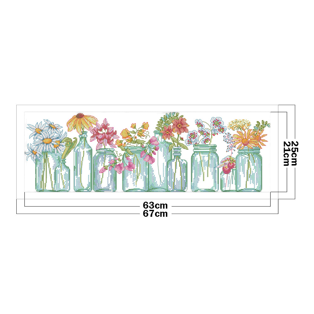 Perfect - 11CT Counted Cross Stitch 67*25CM