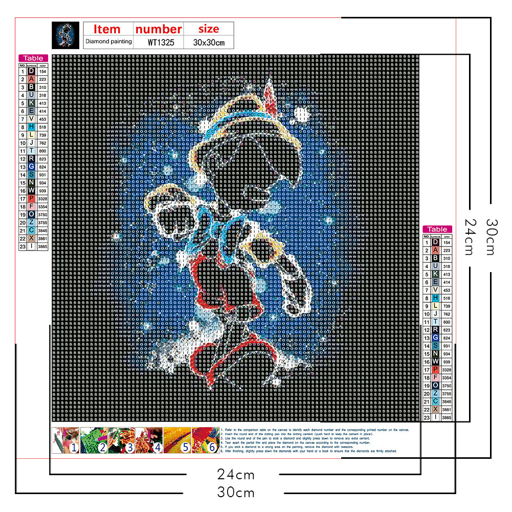 Disney Character - Full Round Drill Diamond Painting 30*30CM