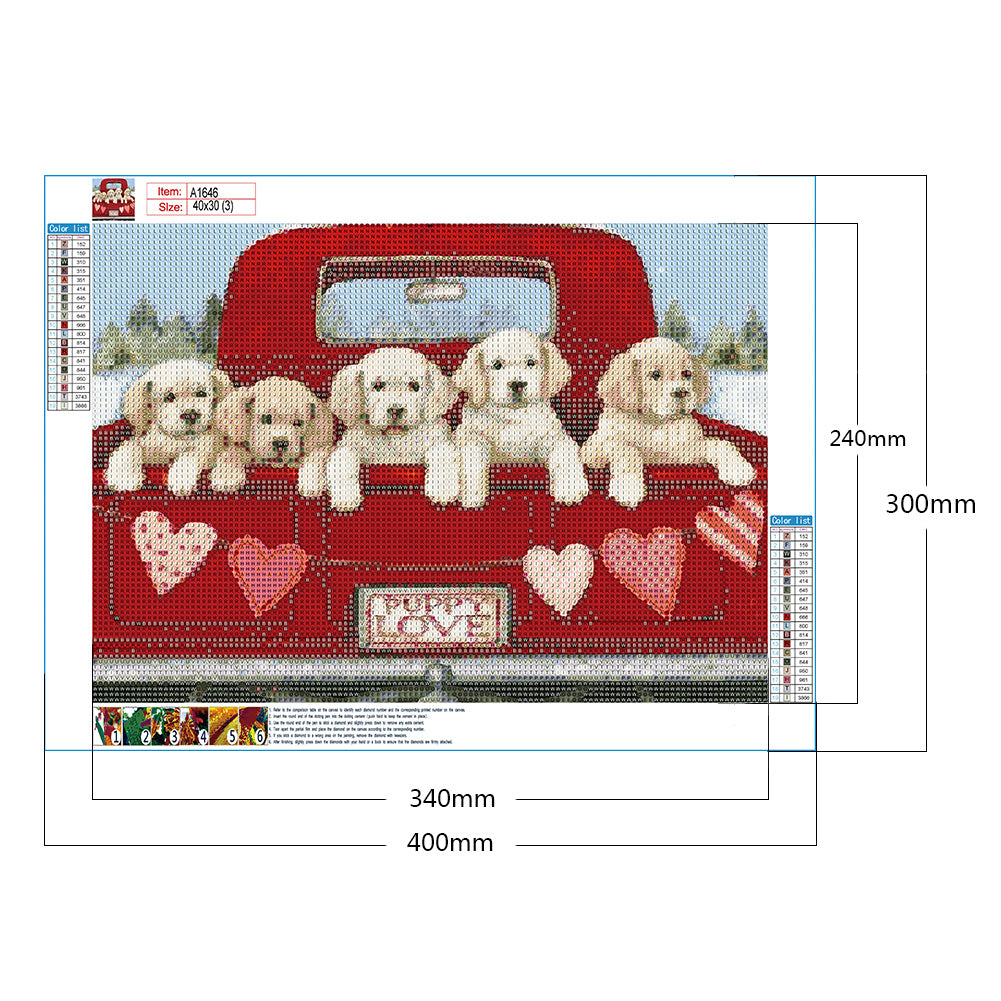 Animal - Full Round Drill Diamond Painting 40*30CM