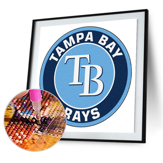 Tampa Bay Rays Logo - Full Round Drill Diamond Painting 40*40CM