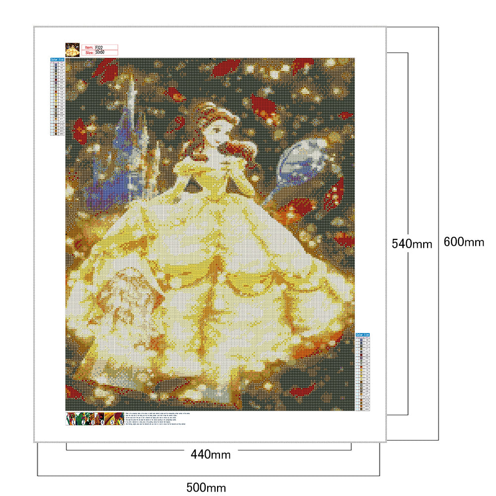 Disney Princess - Full Square Drill Diamond Painting 50*60CM