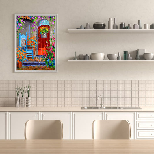 Garden - 11CT Stamped Cross Stitch 40*50CM