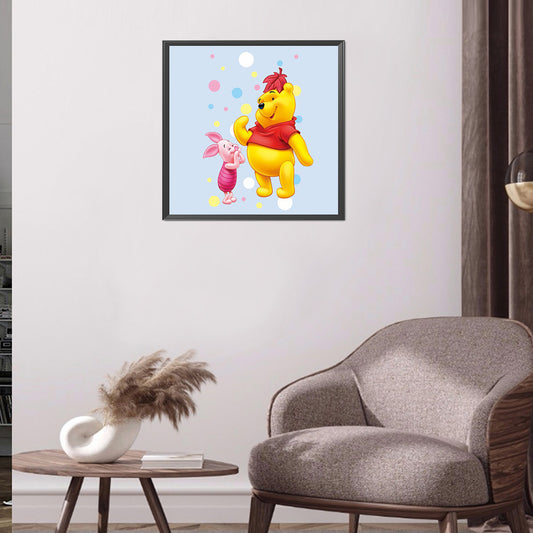 Winnie The Pooh - Full Round Drill Diamond Painting 30*30CM