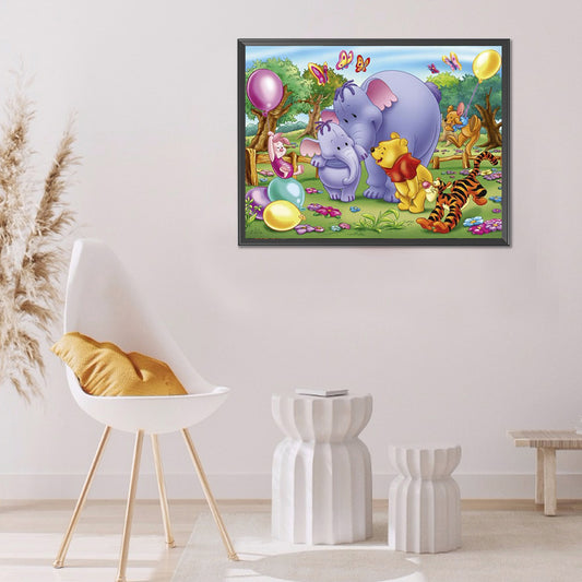 Winnie The Pooh - Full Round Drill Diamond Painting 50*40CM