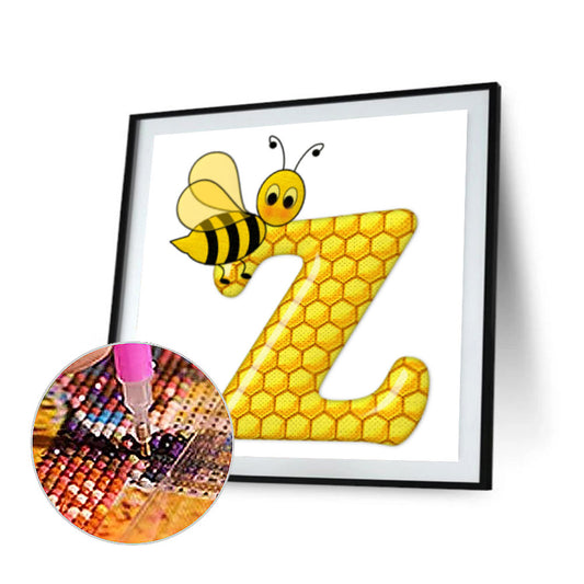 Bee - Full Round Drill Diamond Painting 30*30CM