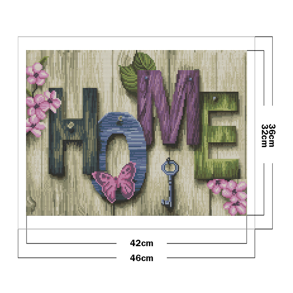 Home - 11CT Stamped Cross Stitch 46*36CM