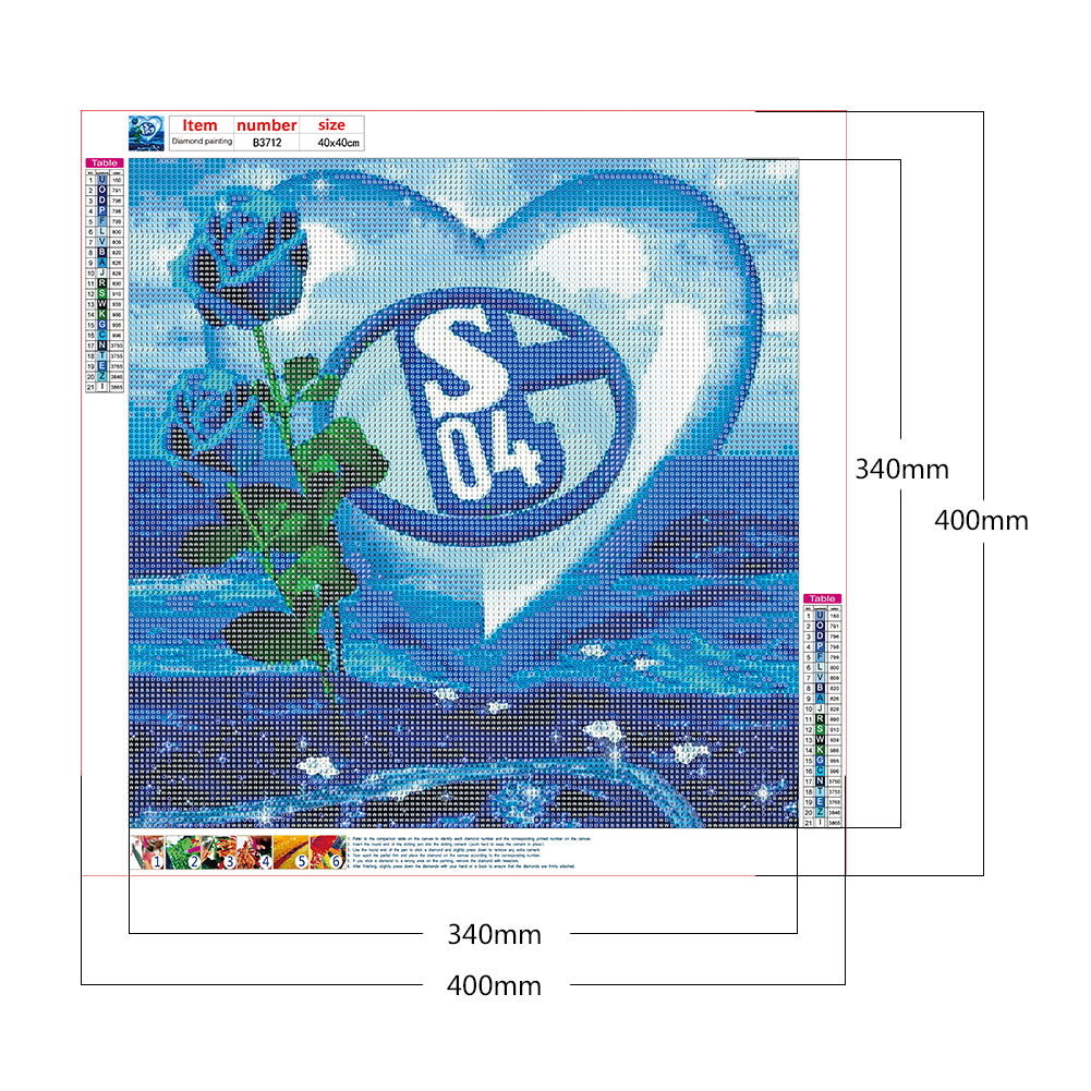 Team Logo - Full Round Drill Diamond Painting 40*40CM