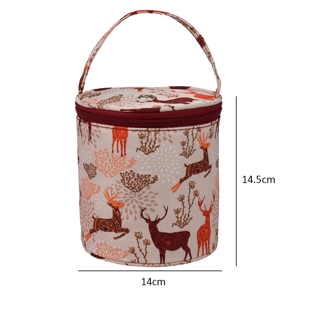 Empty Yarn Crochet Hook Storage Bag Knitting Needles Sewing Tools Tote Case