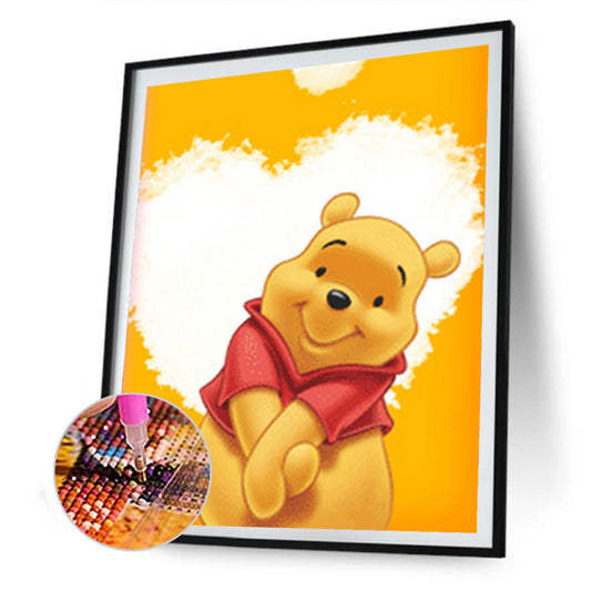 Winnie The Pooh - Full Round Drill Diamond Painting 30*40CM