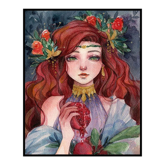 Flower Fairy - 11CT Stamped Cross Stitch 40*50CM