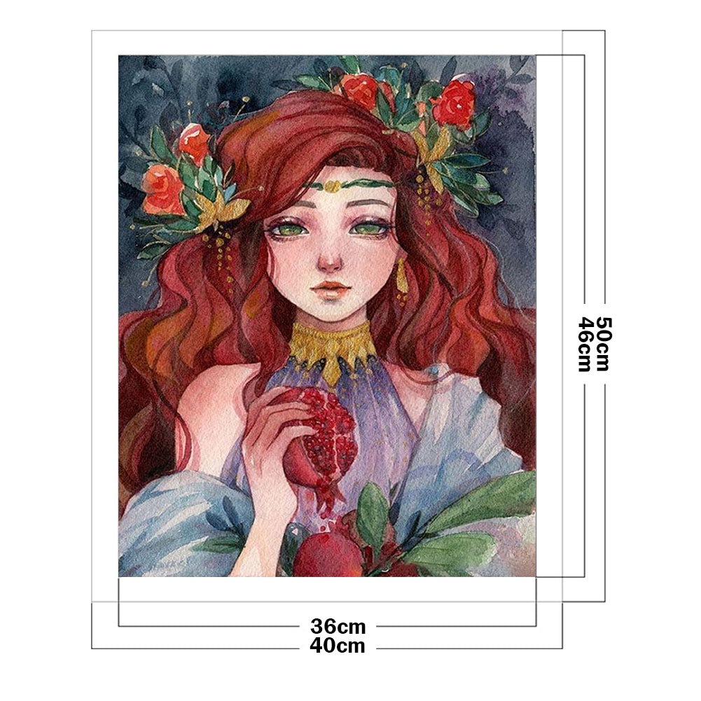 Flower Fairy - 11CT Stamped Cross Stitch 40*50CM