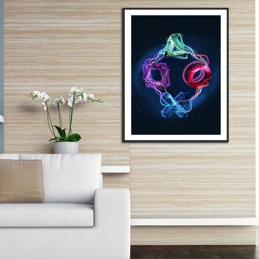 Technology Electronics - Full Round Drill Diamond Painting 30*40CM