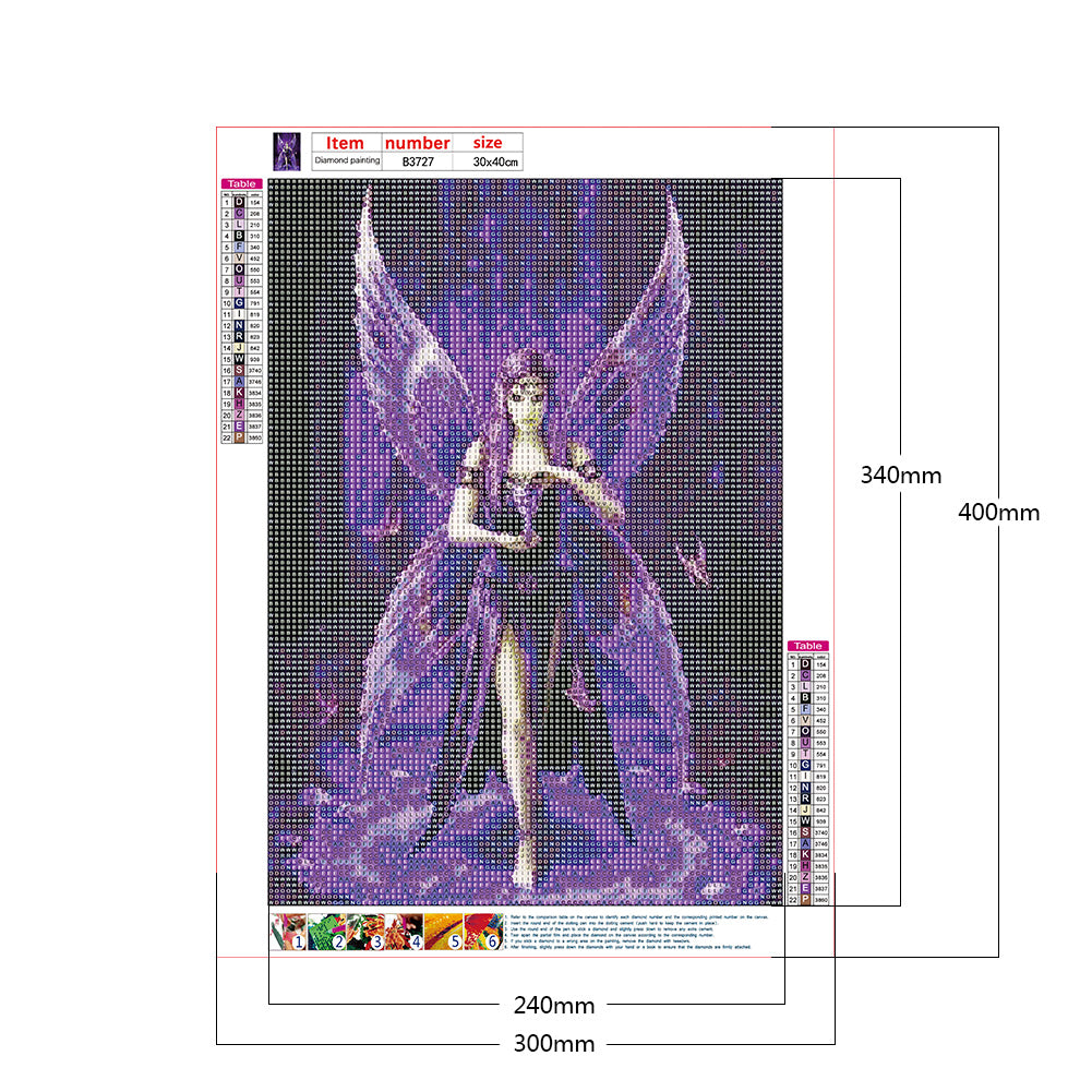 Fairy - Full Round Drill Diamond Painting 30*40CM
