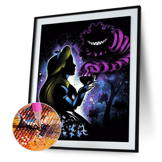 Princess Silhouette - Full Square Drill Diamond Painting 50*60CM