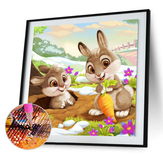 Bunny - Full Round Drill Diamond Painting 50*50CM