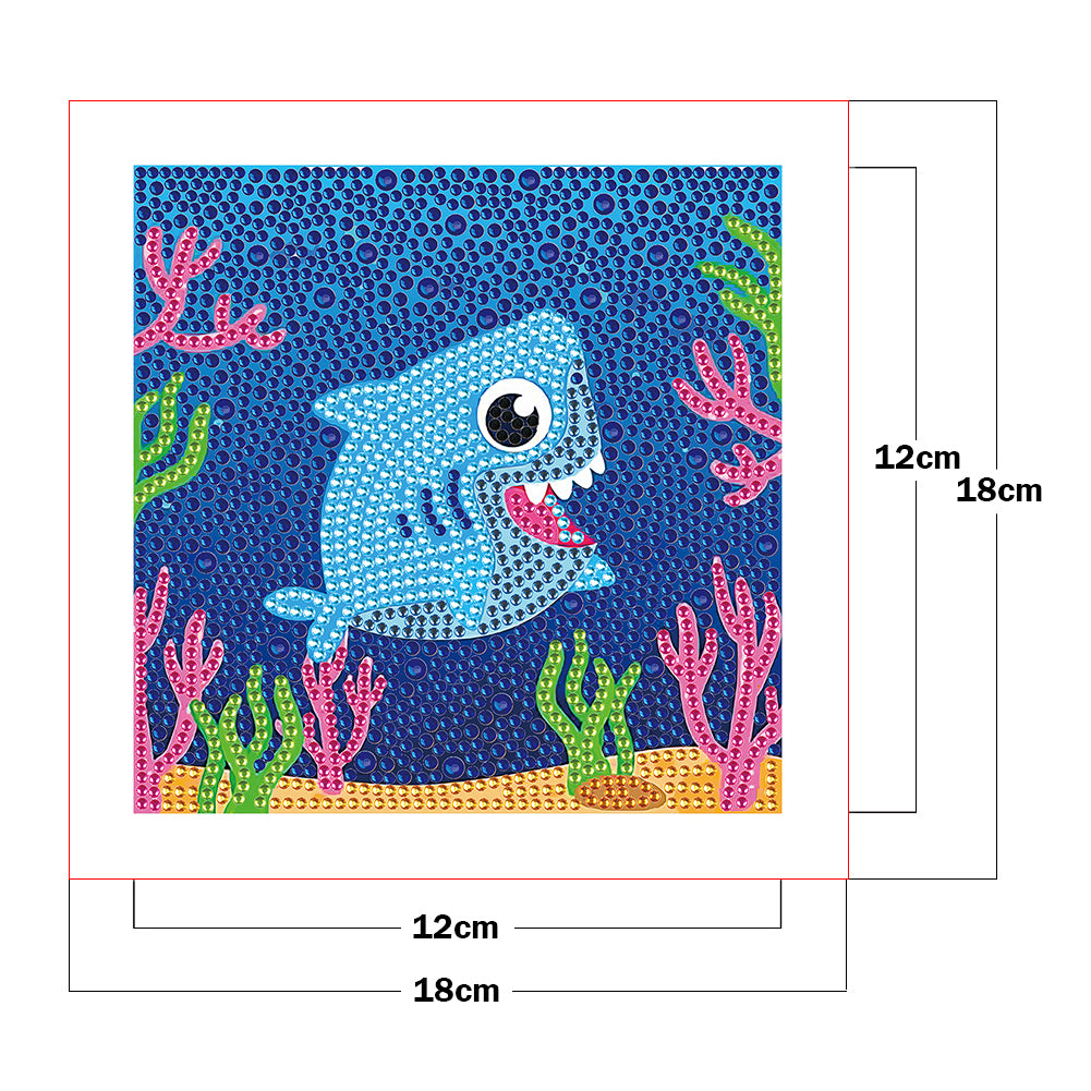 Baby Shark - Crystal Drill Diamond Paiting 18*18cm