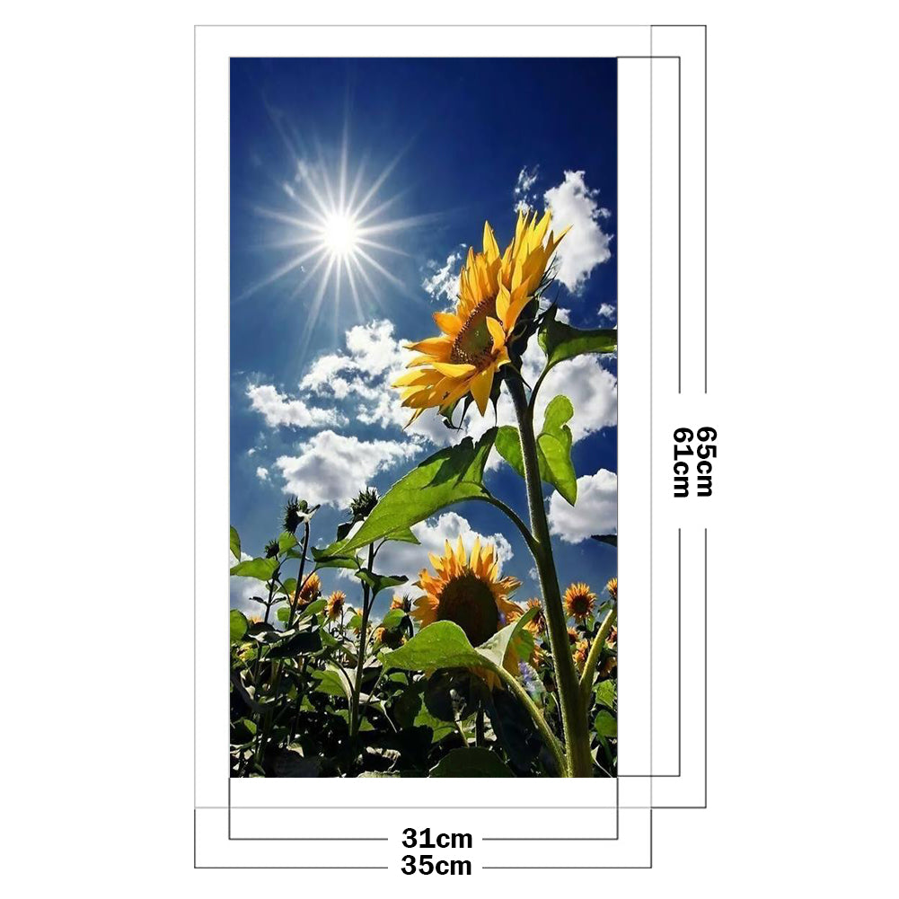 Sunflower - 11CT Counted Cross Stitch 35*65CM