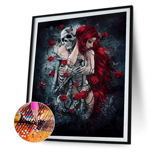 Skeleton - Full Round Drill Diamond Painting 40*50CM