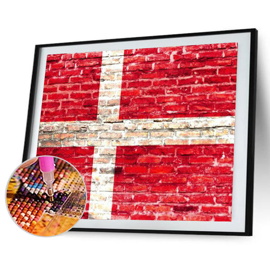 National Flag - Full Round Drill Diamond Painting 40*30CM