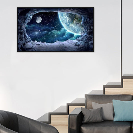 Cosmic Planet - Full Round Drill Diamond Painting 70*40CM