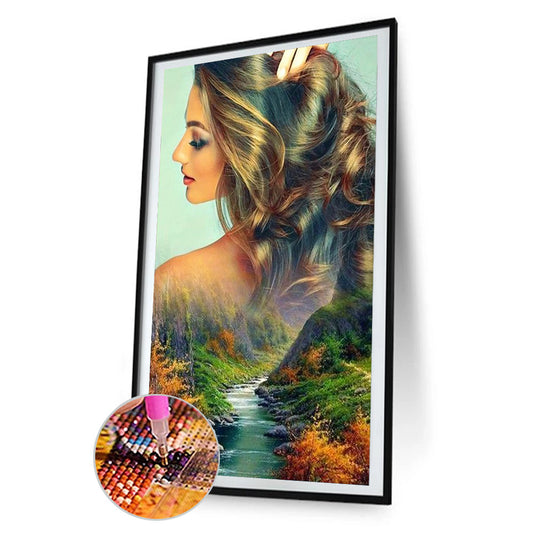 Goddess Of Four Seasons - Full Round Drill Diamond Painting 40*70CM