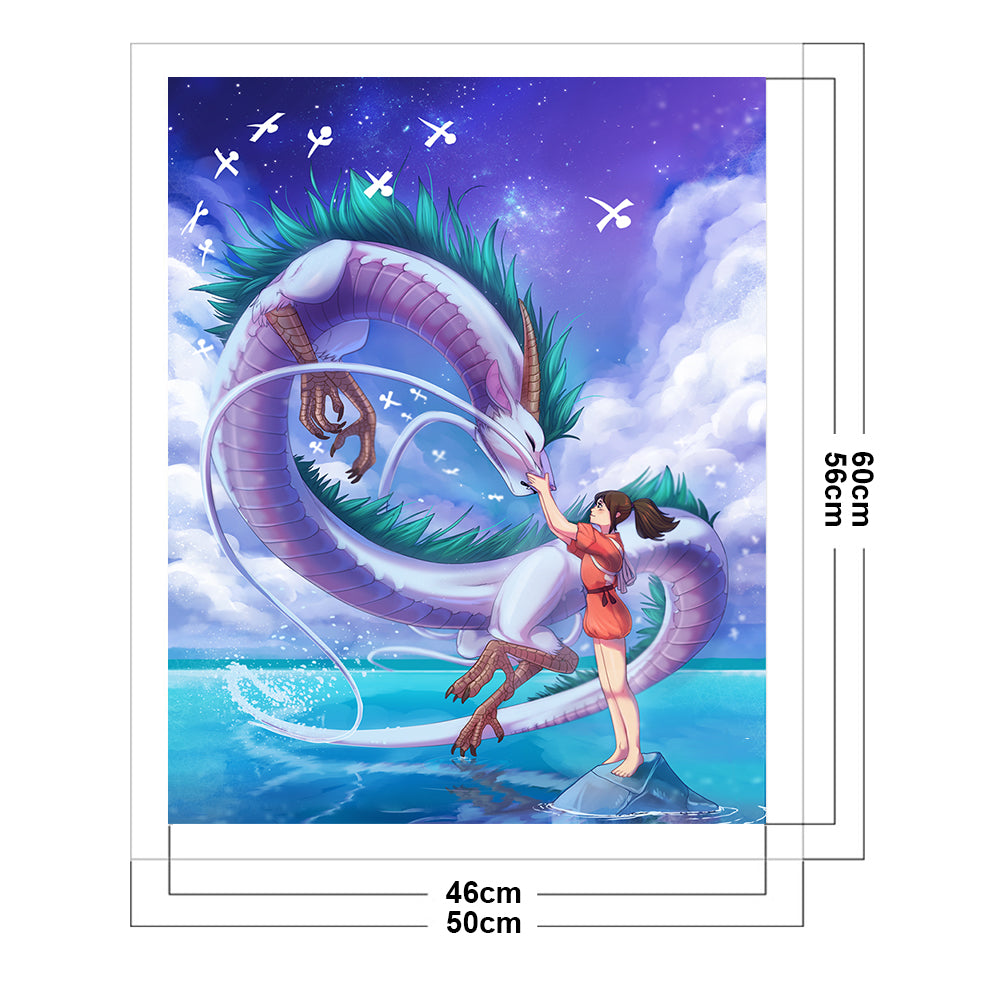 Spirited Away - 11CT Stamped Cross Stitch 50*60CM