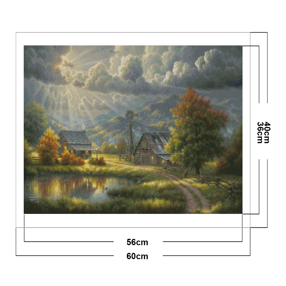 Light Of Dawn - 11CT Stamped Cross Stitch 60*40CM