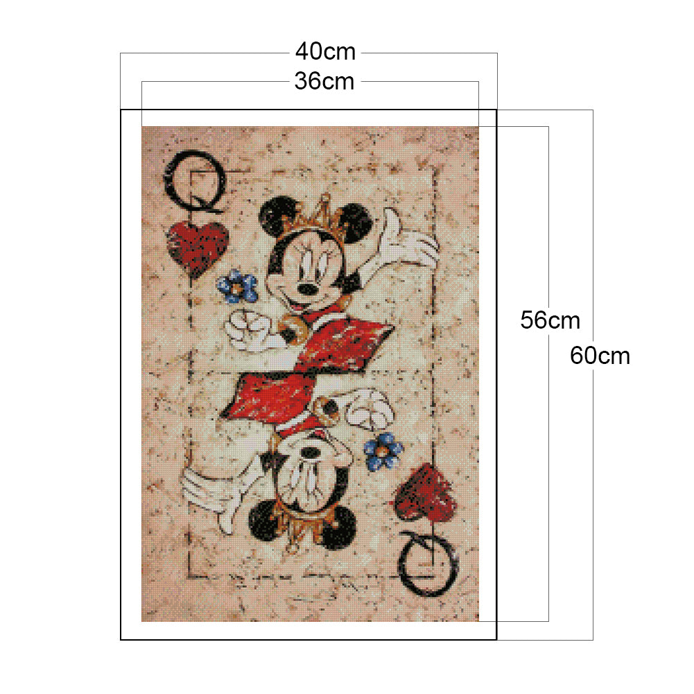 Mickey Mouse - 11CT Stamped Cross Stitch 40*60CM