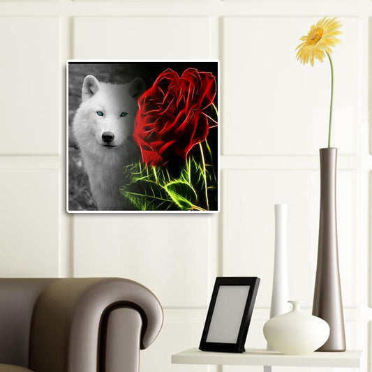 Wolf - Full Round Drill Diamond Painting 30*30CM