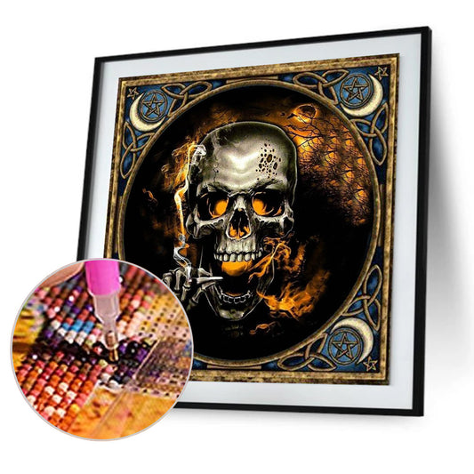 Skull Series - Full Round Drill Diamond Painting 30*30CM