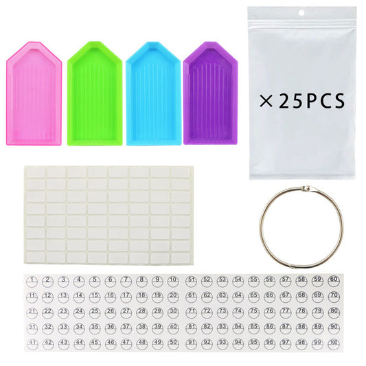 Diamond Painting Tools Set Point Drill Storage Bag Tray Kit DIY Accessories