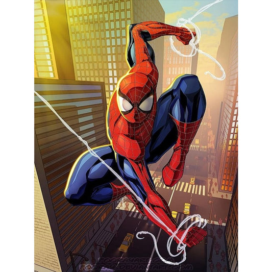 Spiderman - Full Round Drill Diamond Painting 30*40CM