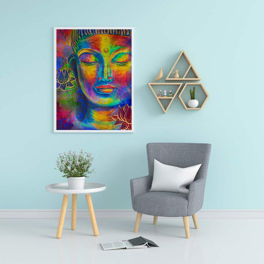 Buddha Statue - Full Round Drill Diamond Painting 50*60CM