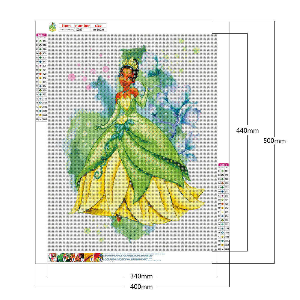 Disney Princess - Full Round Drill Diamond Painting 40*50CM