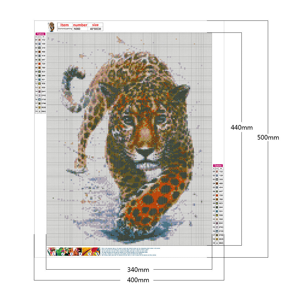 Lion - Full Square Drill Diamond Painting 40*50CM