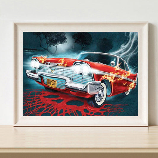 Flaming Racing - Full Round Drill Diamond Painting 40*30CM
