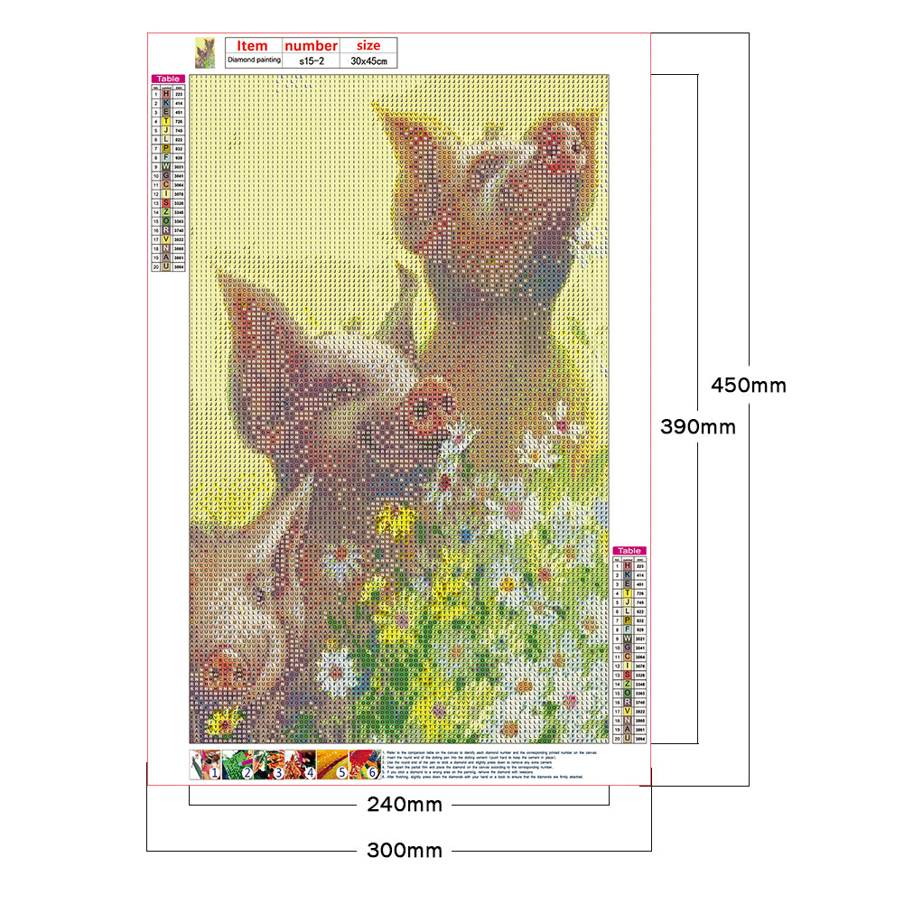 Daisy And Piglet - Full Round Drill Diamond Painting 30*40CM