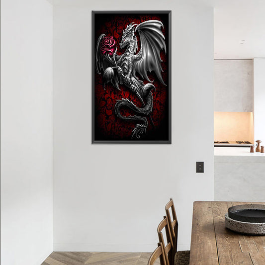 Dragon 40*70CM(Canvas) Full Round Drill Diamond Painting