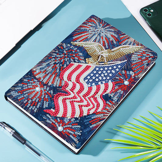 DIY Diamond Painting Notebook Special Shaped Drill A5 Diary Book 50 Pages