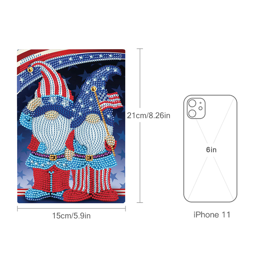 DIY Diamond Painting Notebook Special Shaped Drill A5 Diary Book 50 Pages