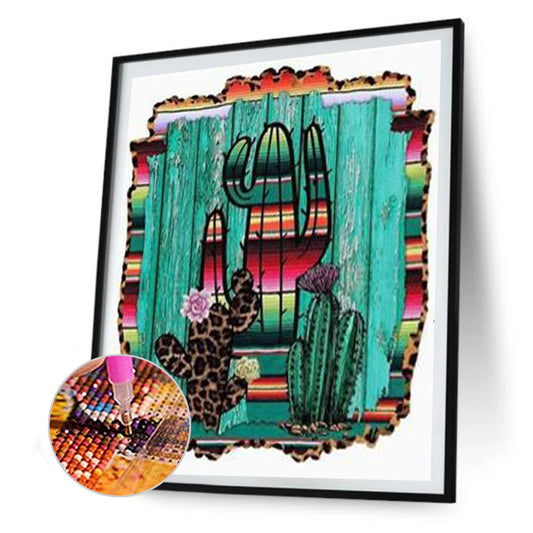 Cactus 30*40CM(Canvas) Full Round Drill Diamond Painting