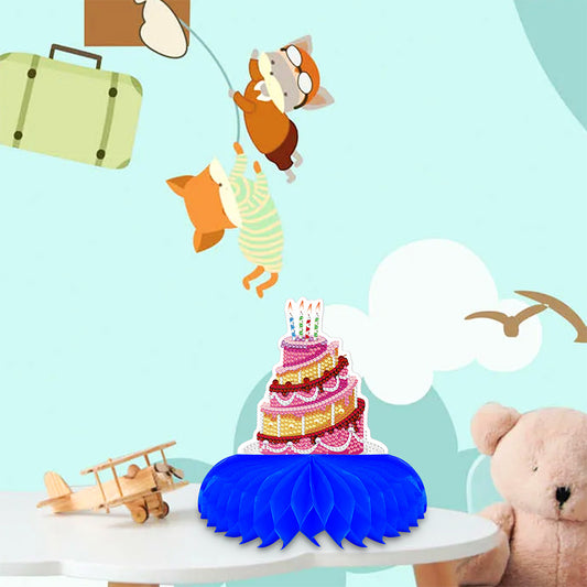 3x 3D Honeycomb Decoration Child Birthday Party Baby Shower Decor Supplies