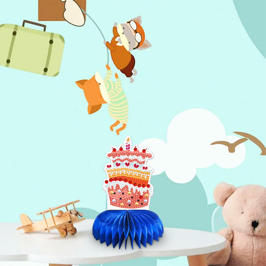 9x Flower Butterfly 3D Honeycomb Center Birthday Party Baby Shower Supplies