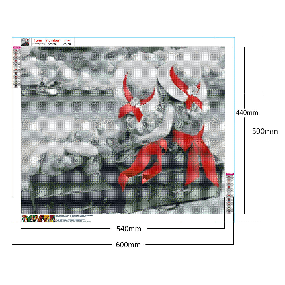 Black Red Still Life 60*50CM(Canvas) Full Square Drill Diamond Painting