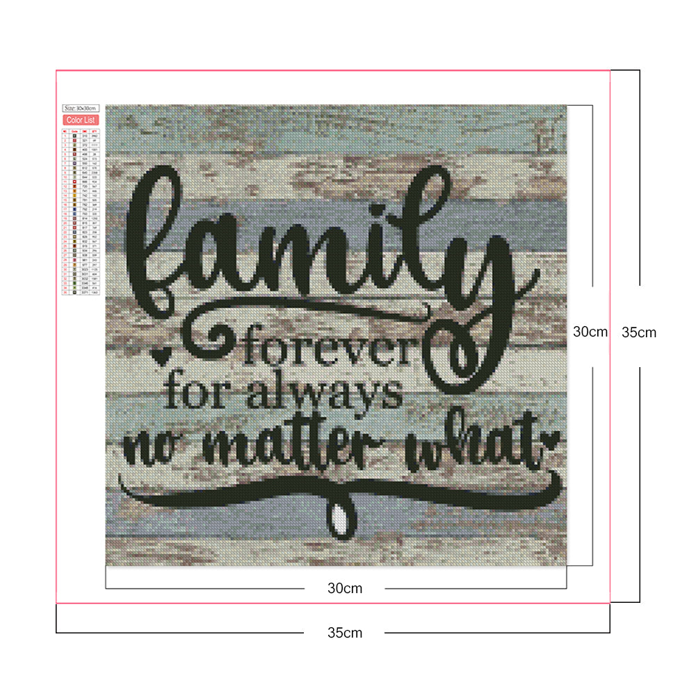 English - Full Square Drill Diamond Painting 30*30CM