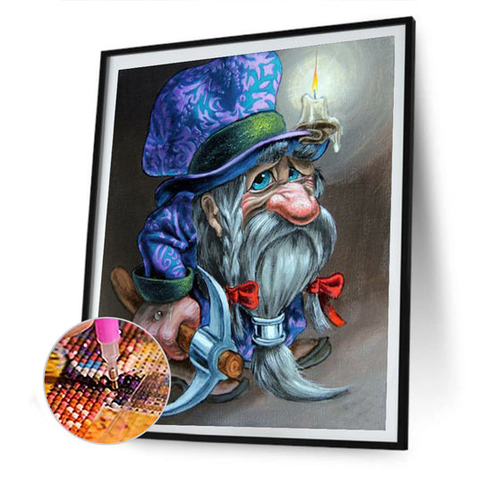 Candle Sickle Hand - Full Round Drill Diamond Painting 30*40CM