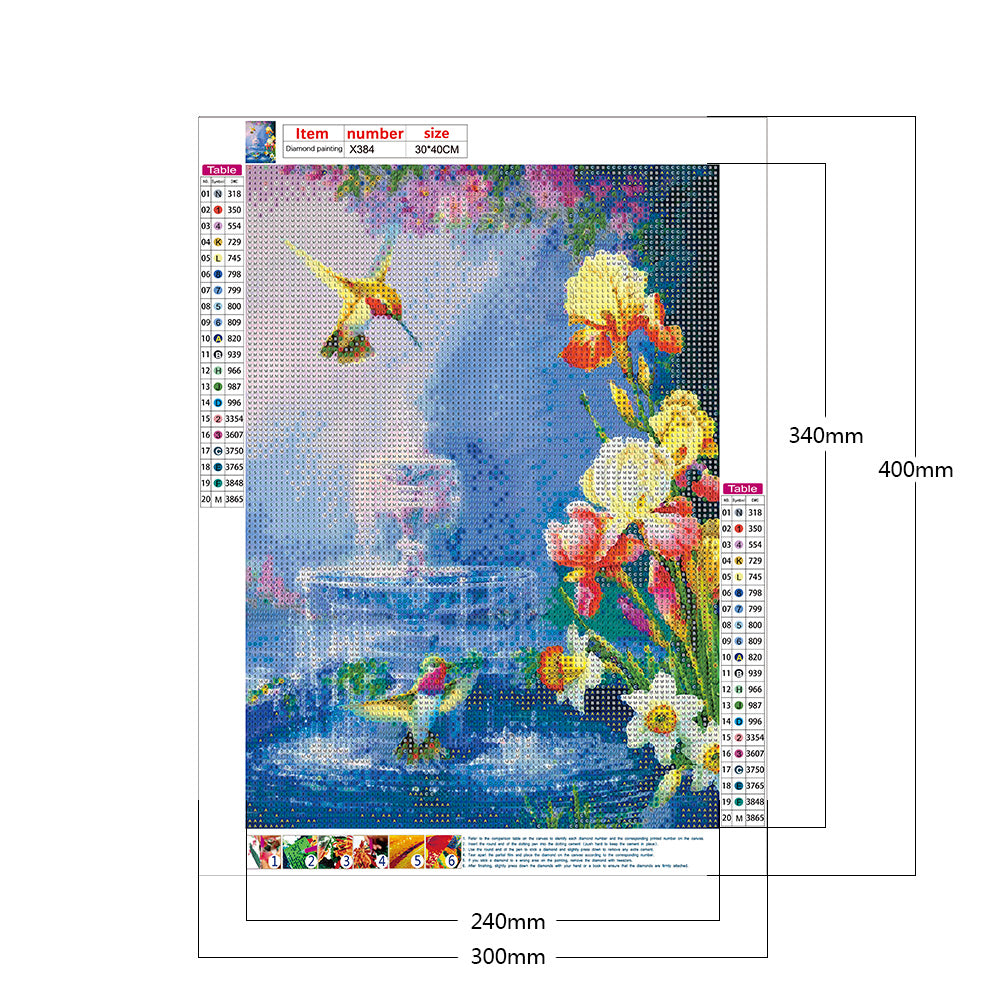 Refreshing Summer - Full Round Drill Diamond Painting 30*40CM