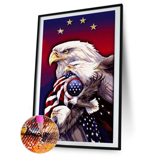 Eagle - Full Round Drill Diamond Painting 40*60CM