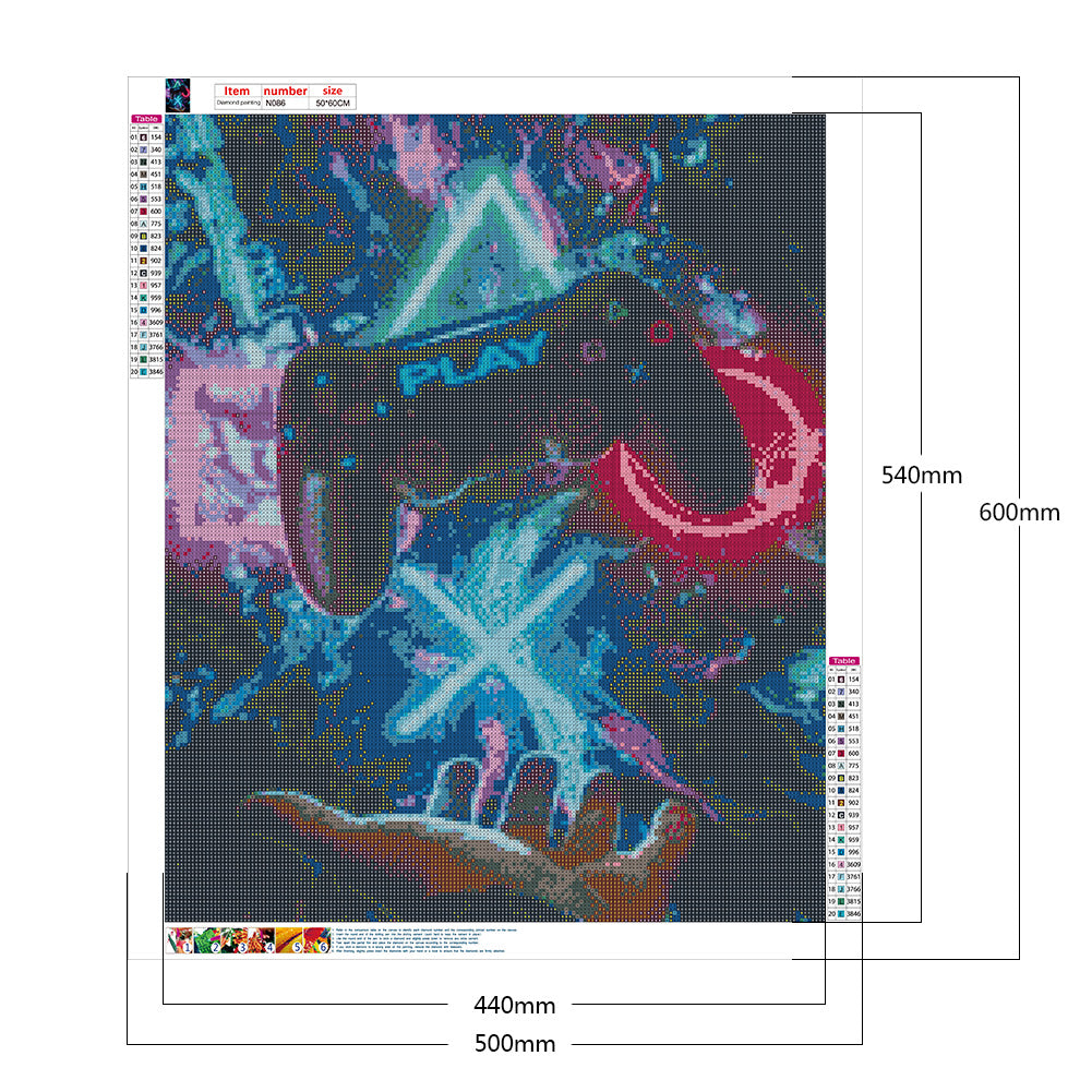 Game Space - Full Square Drill Diamond Painting 50*60CM
